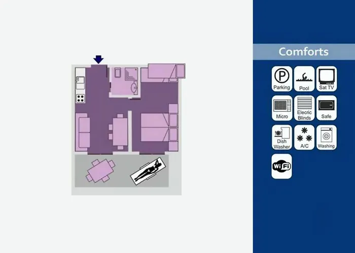 Comfortable Flat With Pool In A Excellent Location Lejlighed *