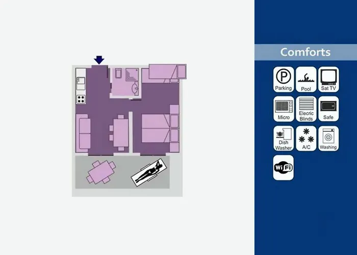 Comfortable Flat With Pool In A Excellent Location *